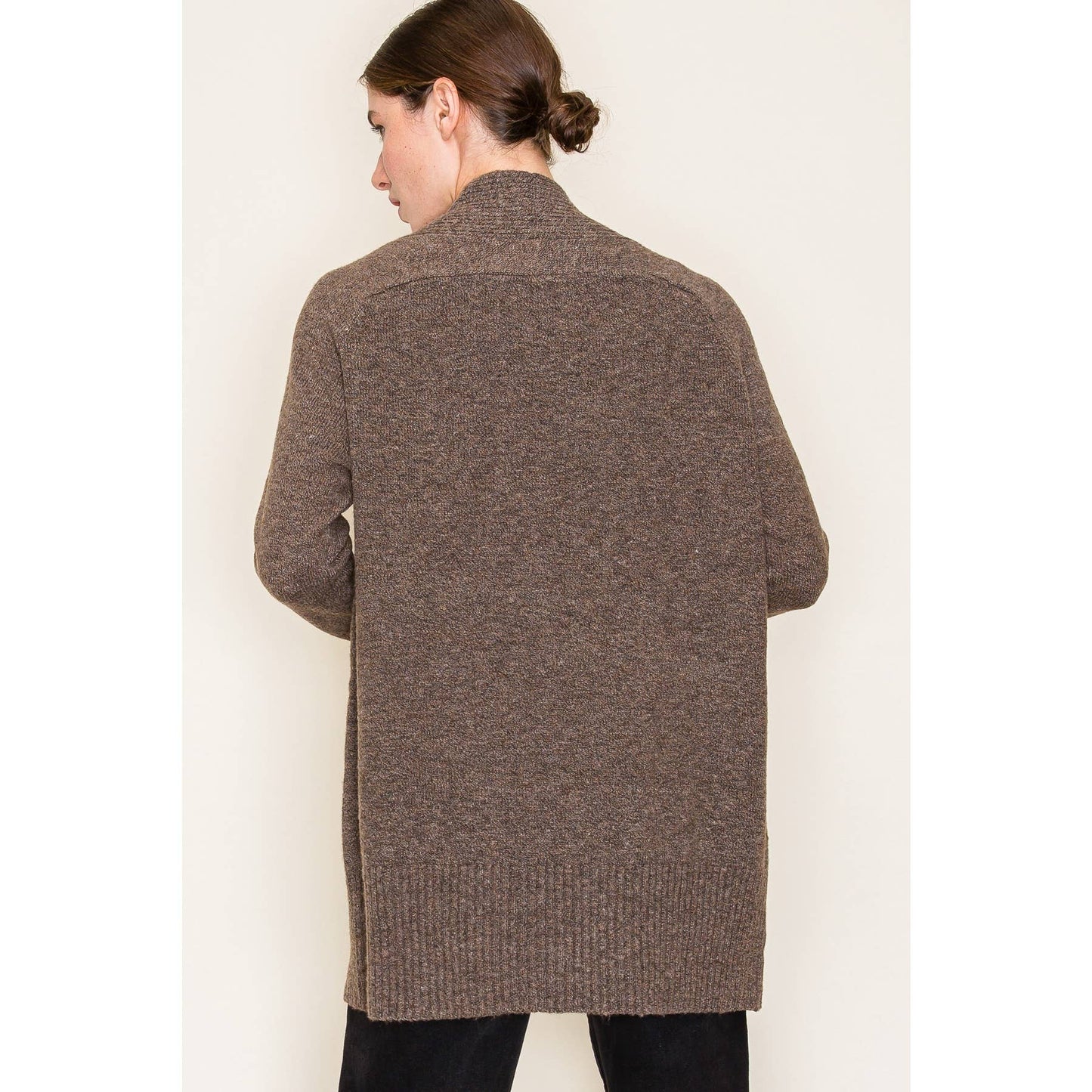 Avery Ribbed Cardigan with Pockets