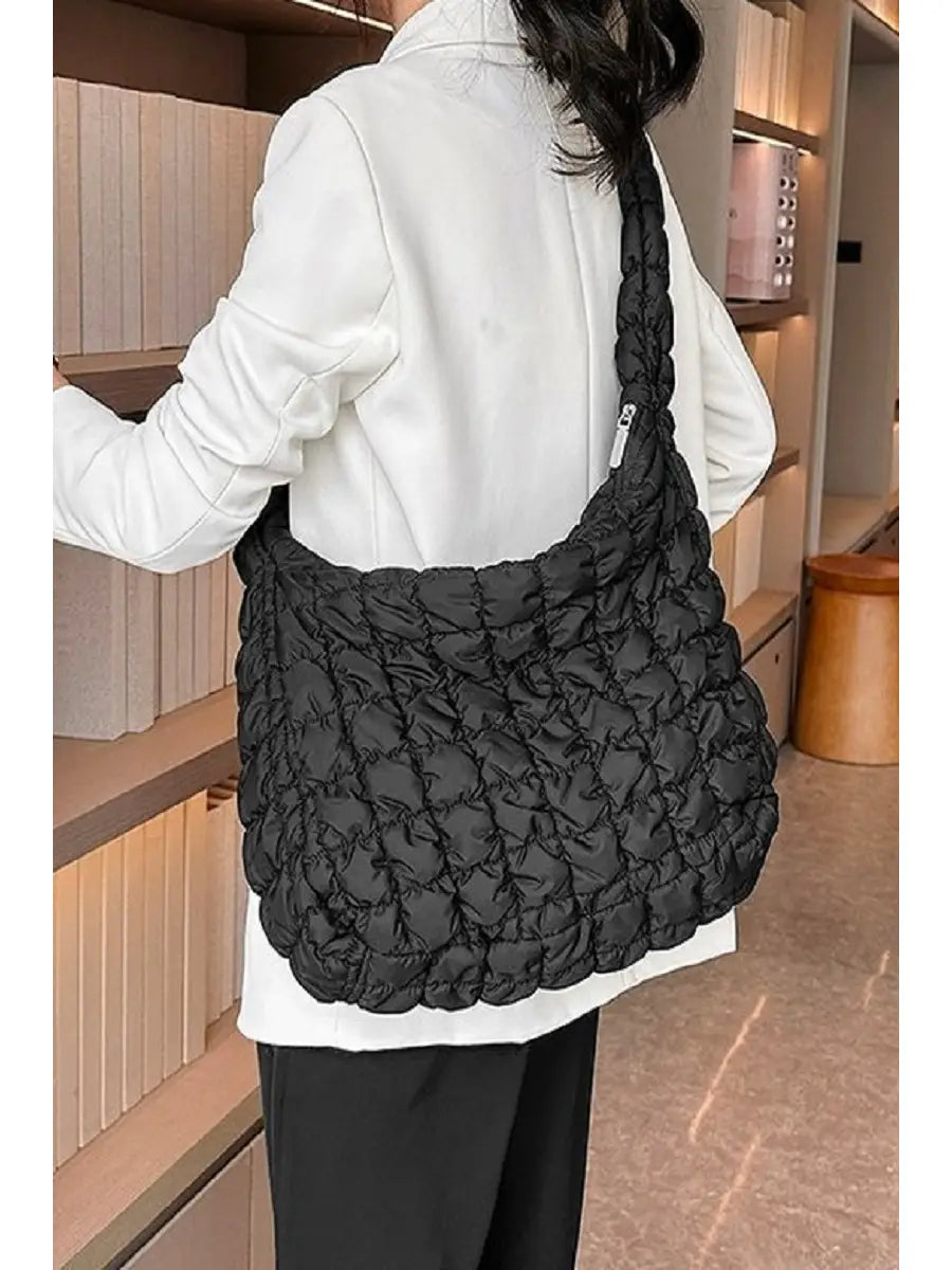 Puff Quilted Crossbody Shoulder Bag