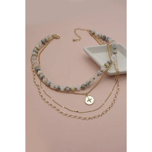 Stunning Multi Layer Bead Necklace