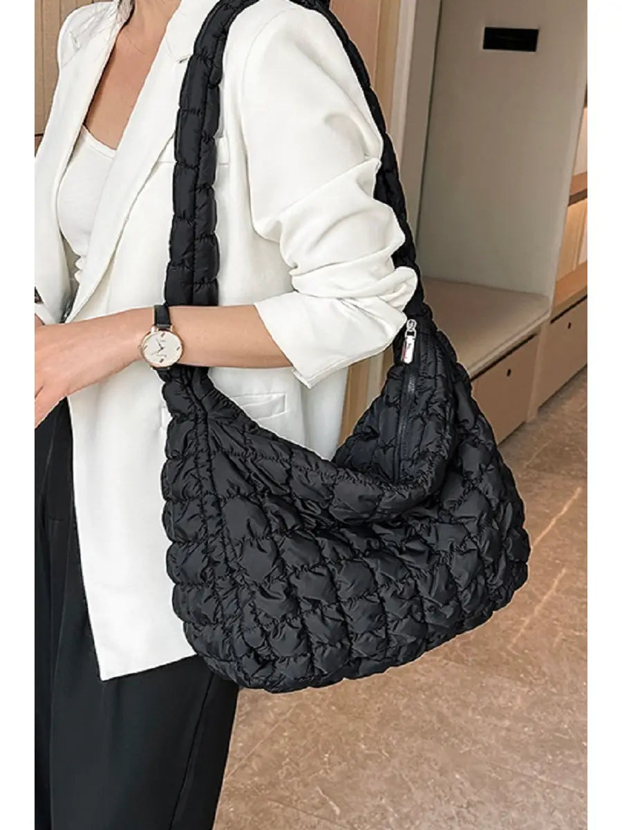 Puff Quilted Crossbody Shoulder Bag